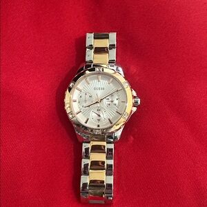 Guess Two-Tone Gold and Silver Watch